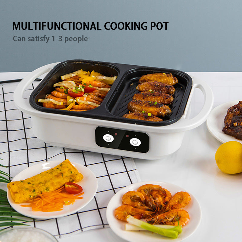 Multi-Functional Electric Caldron & Frying Oven | Dual-Use Kitchen Appliance
