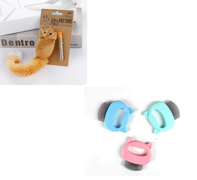 Pet Hair Removal Massaging Comb | Grooming Tool for Dogs & Cats