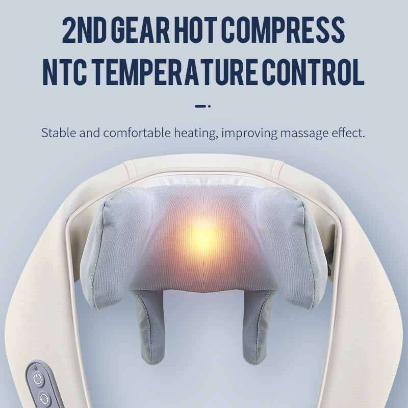 Electric Neck & Shoulder Massager Shawl | Household Clip-On Massage Device