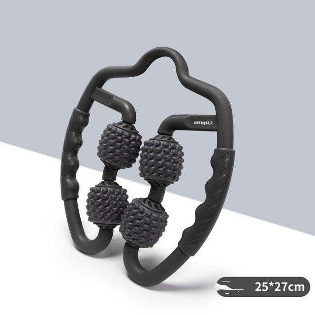 Manual Leg Massager Roller | Muscle Relaxation & Pain Relief Tool