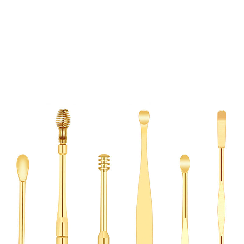 Stainless Steel Spiral Ear Pick Tool Set | Reusable Ear Wax Cleaner Kit