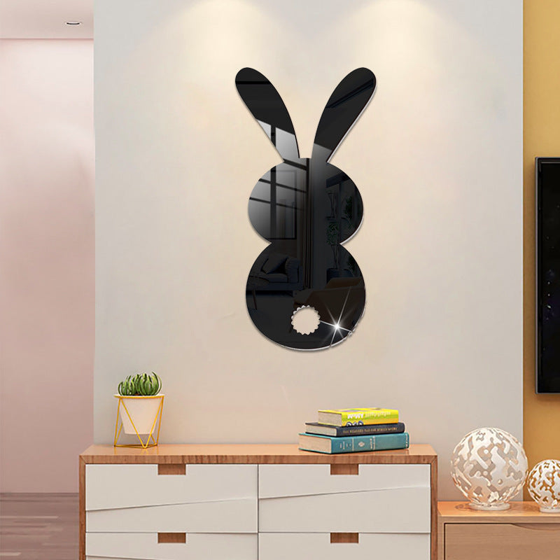 Cross-Border Home Love Mirror Wall Stickers Decorative Background Wall Acrylic Mirror