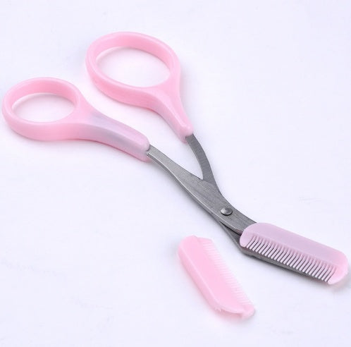 Eyebrow Scissors with Comb – Precision Beauty Tool for Trimming & Shaping