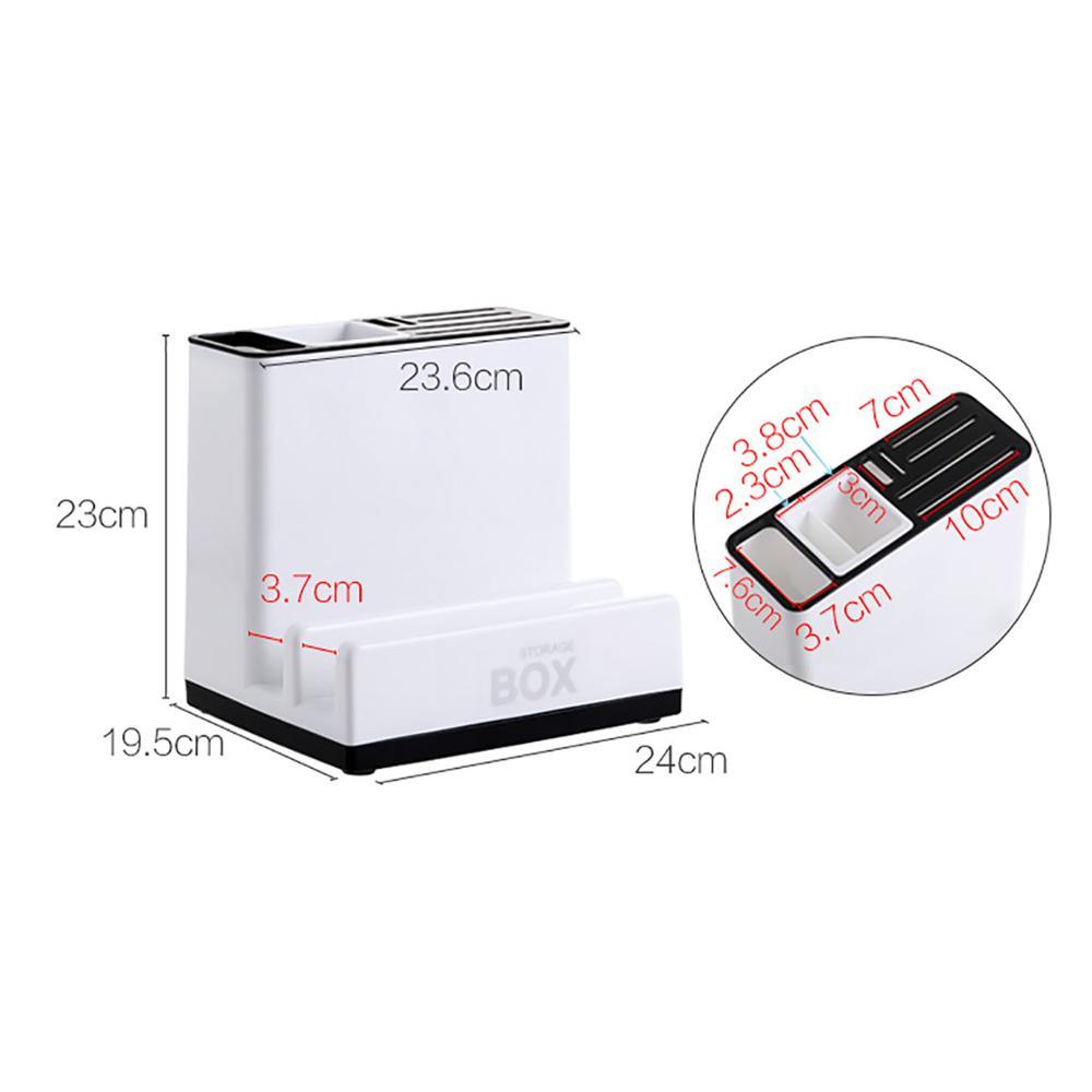 Kitchen Storage Racks | Knife & Tableware Plastic Holder Organizer