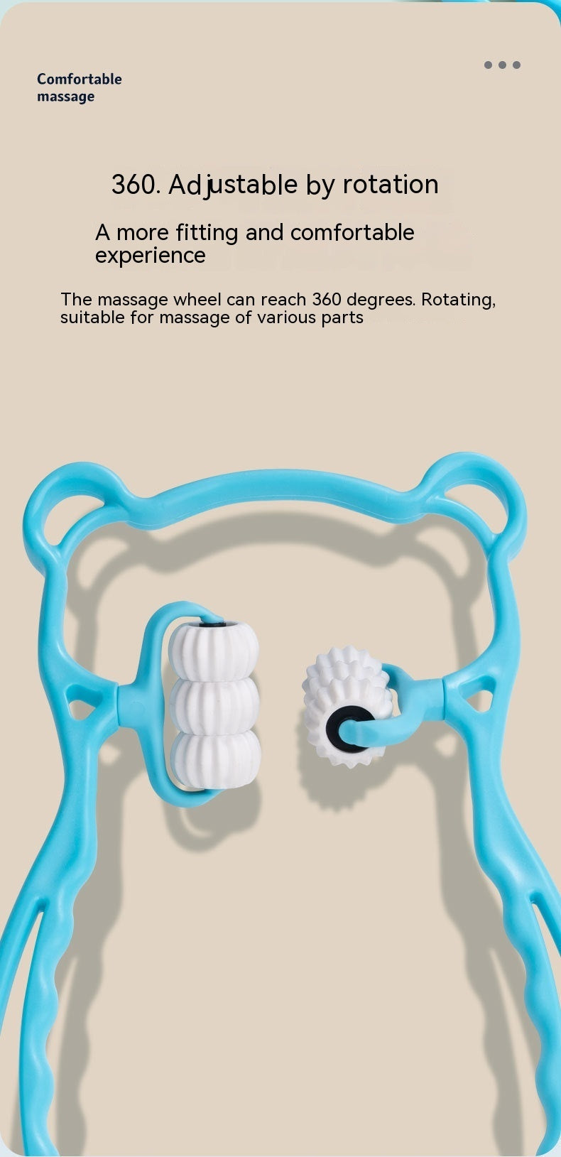Manual Neck & Shoulder Massager Clamp | Multifunctional Muscle Relief Tool