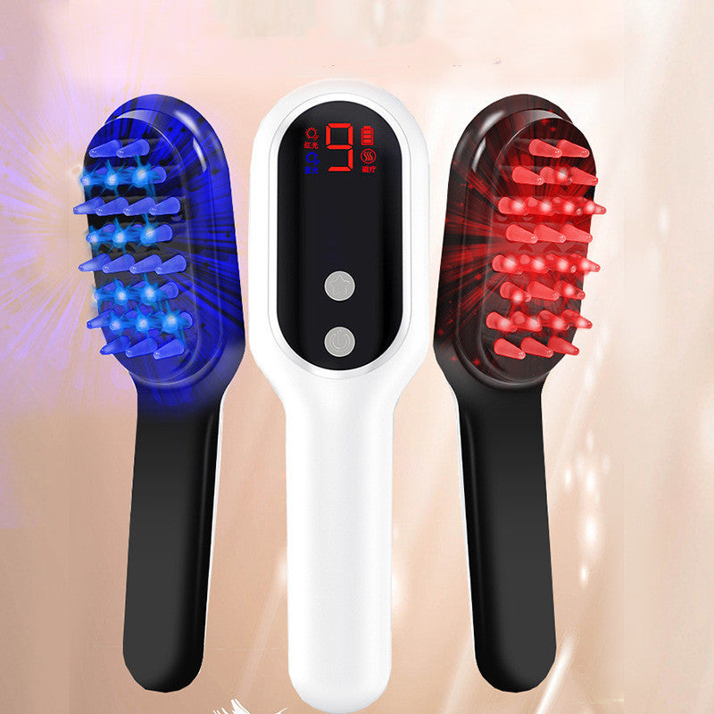 Electric Hair & Scalp Massage Comb | Magnetic Therapy Head Massager