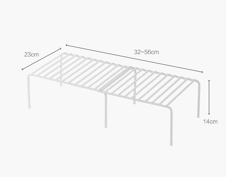 Retractable Kitchen Rack | Multi-Layer Storage Single Shelf Organizer