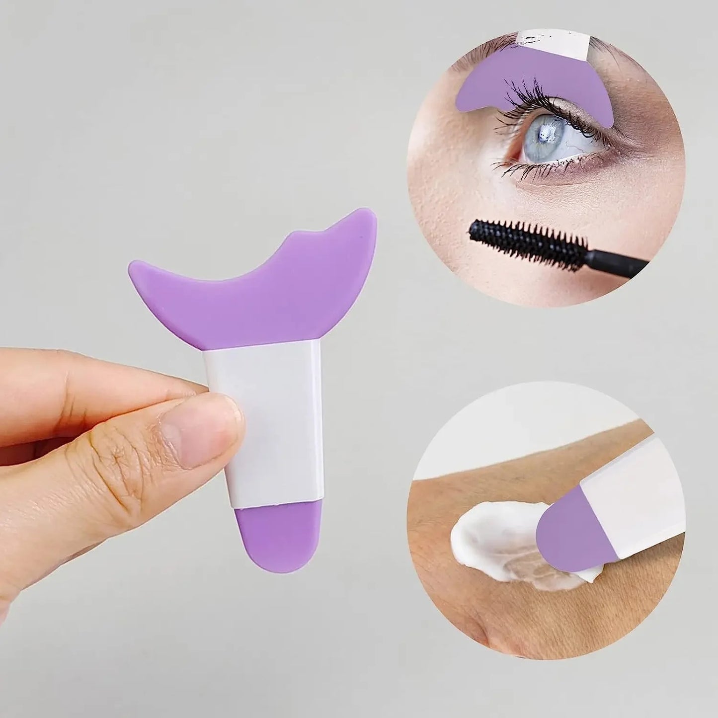 Silicone Mascara Eyelash Shield – Reusable Makeup Guide & Stencil Tool