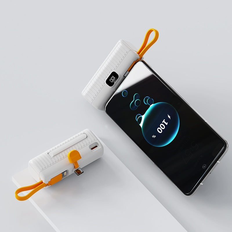 Compact Capsule Power Bank | Portable Mini USB Charger