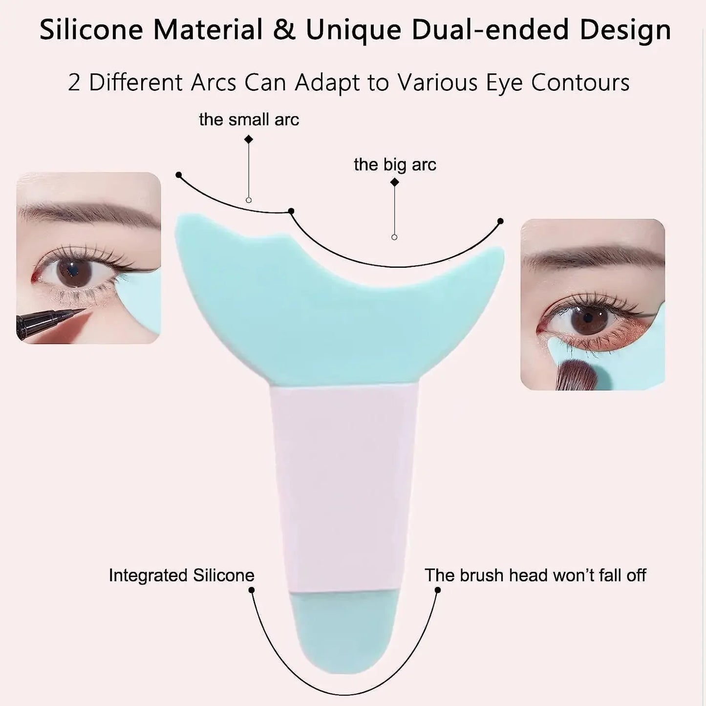 Silicone Mascara Eyelash Shield – Reusable Makeup Guide & Stencil Tool