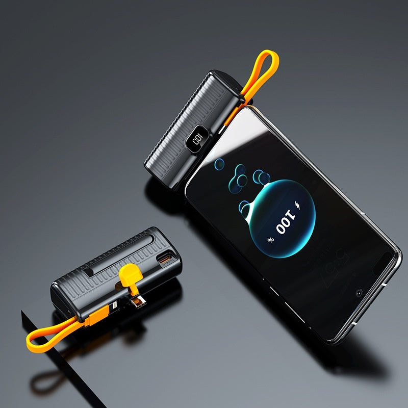 Compact Capsule Power Bank | Portable Mini USB Charger