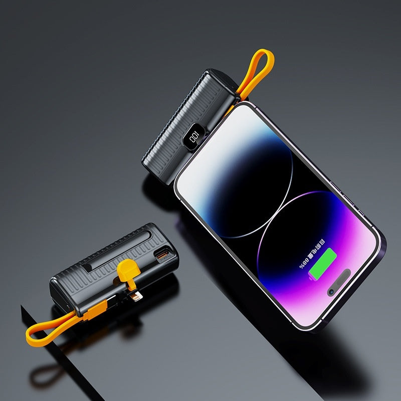 Compact Capsule Power Bank | Portable Mini USB Charger