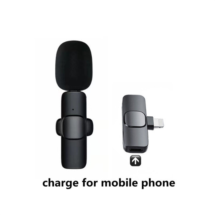 Wireless Lavalier Microphone | Portable Mini Mic for iPhone & Android