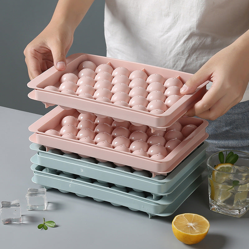 3D Round Ice Cube Tray – Silicone Ball Ice Mold Maker for Drinks, Whiskey, Cocktails & Party Use