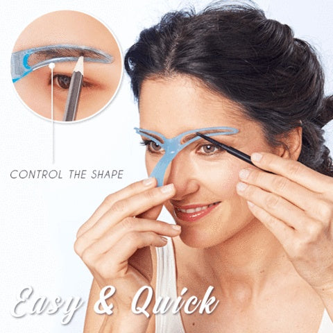 Eyeliner & Eyebrow Stencil Card | Special Makeup Guide Tool