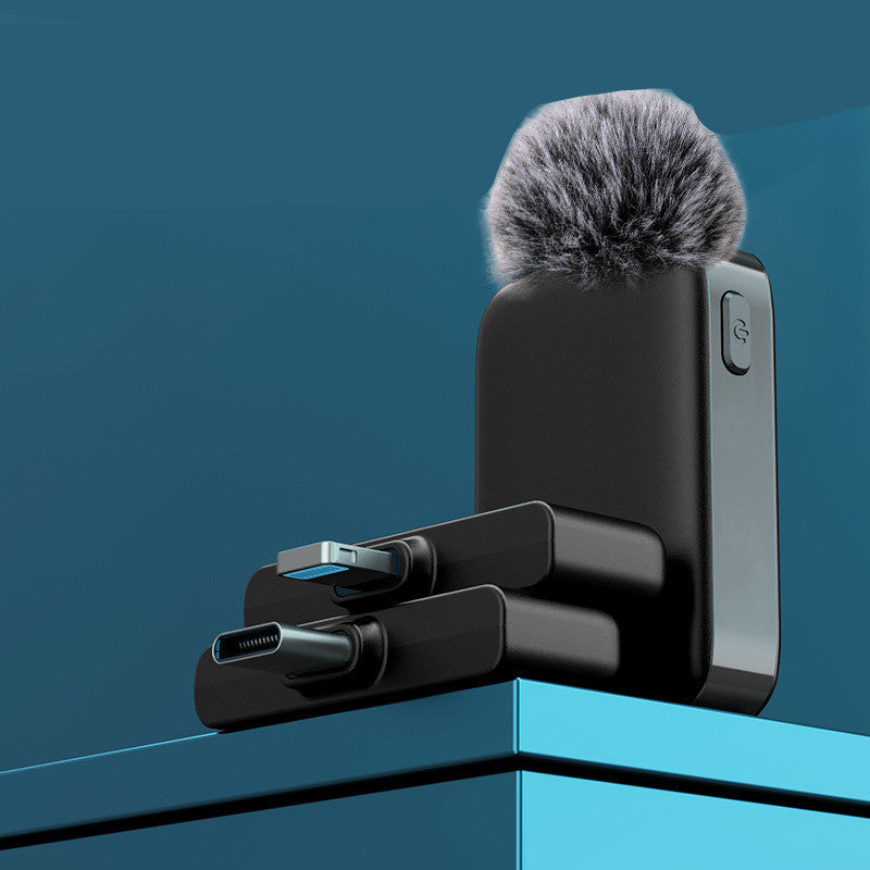 Wireless Lavalier Microphone | Dual Core Noise Cancelling Clip-On Mic
