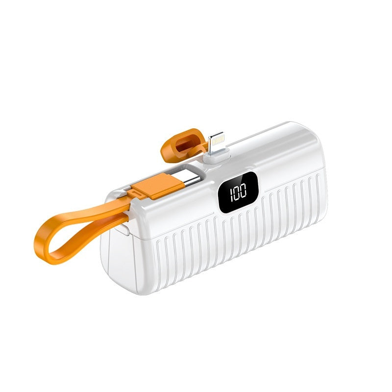 Compact Capsule Power Bank | Portable Mini USB Charger