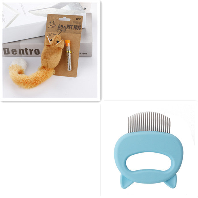 Pet Hair Removal Massaging Comb | Grooming Tool for Dogs & Cats