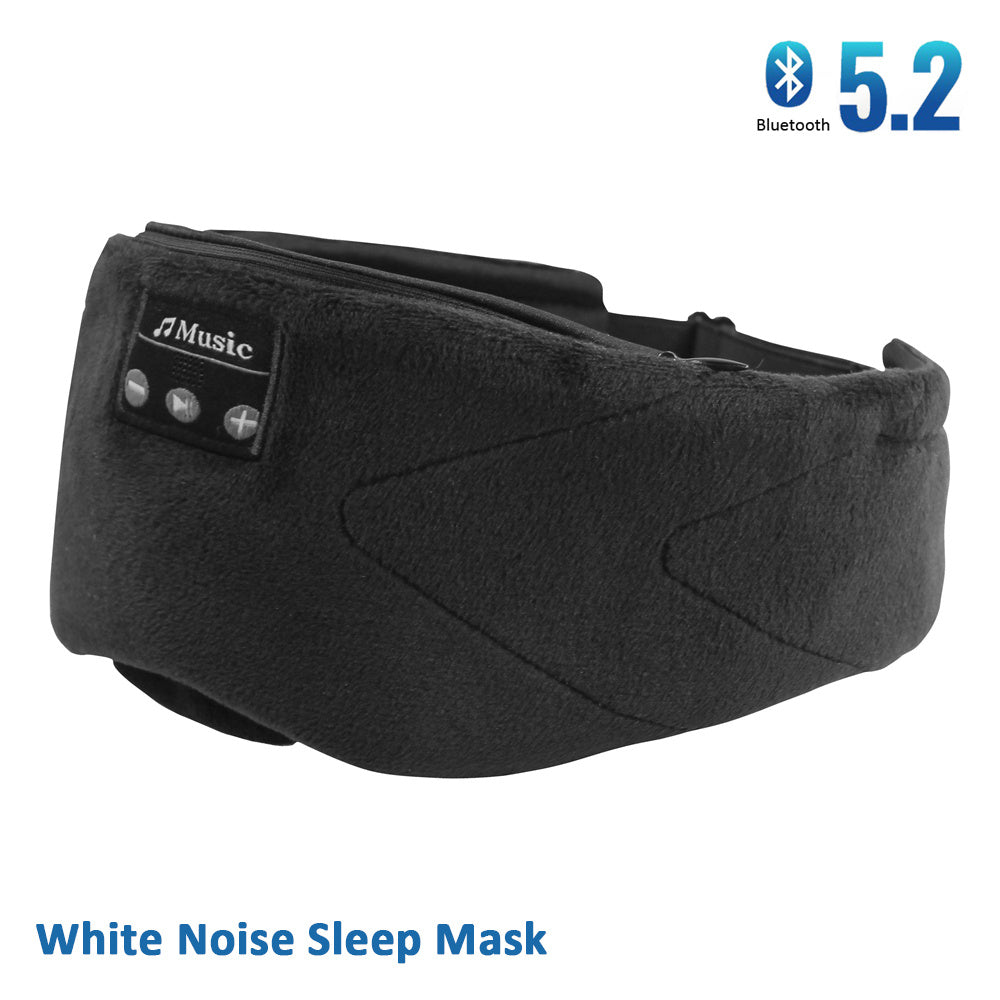 White Noise Bluetooth Sleep Eye Mask | Wireless Relaxing Sleep Mask with Music