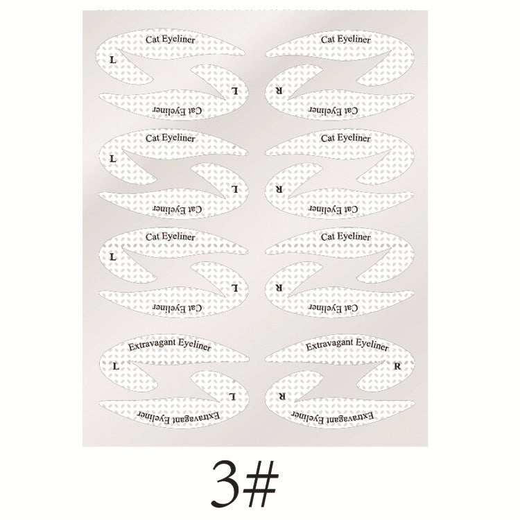 Eyeshadow & Eyeliner Makeup Template Sticker | Reusable Stencil Tool