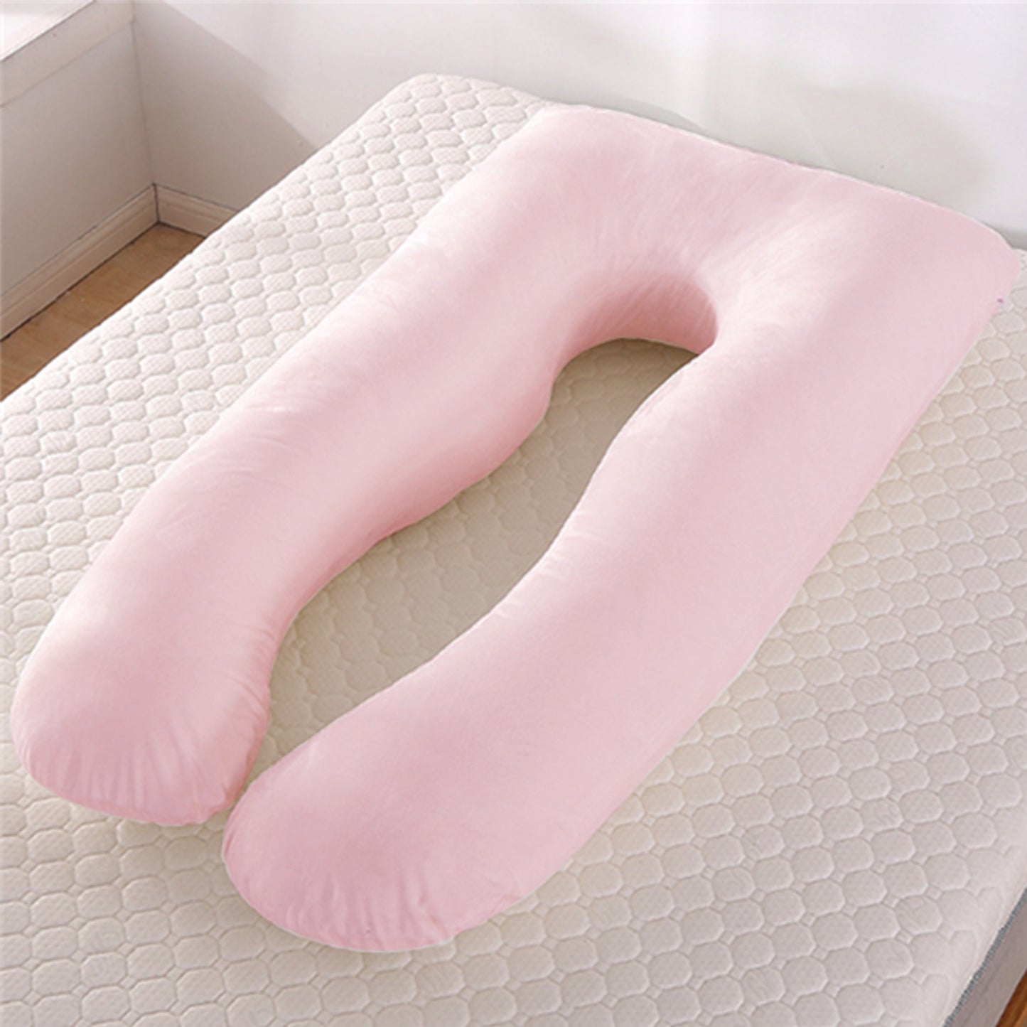 U-Shaped Maternity Pillow | Ice Silk Pregnancy Sleeping Support Cushion