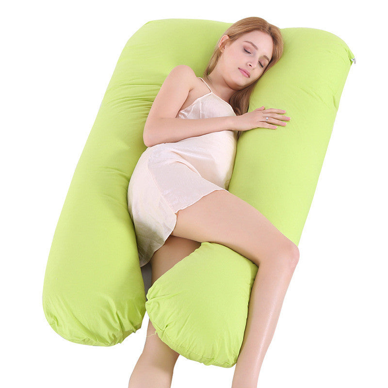 U-Shaped Maternity Pillow | Ice Silk Pregnancy Sleeping Support Cushion