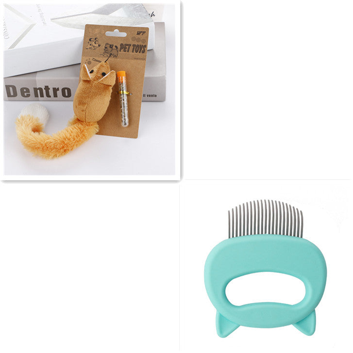 Pet Hair Removal Massaging Comb | Grooming Tool for Dogs & Cats