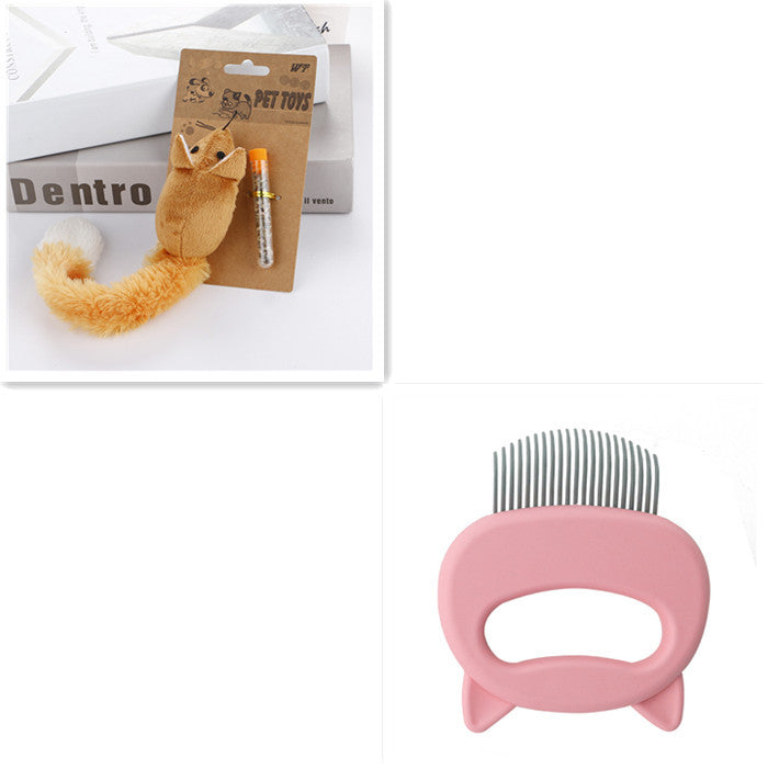 Pet Hair Removal Massaging Comb | Grooming Tool for Dogs & Cats