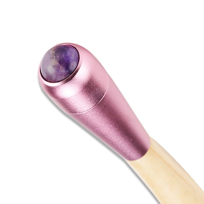 Jade Facial & Eye Massager Roller | Natural Stone Beauty Tool