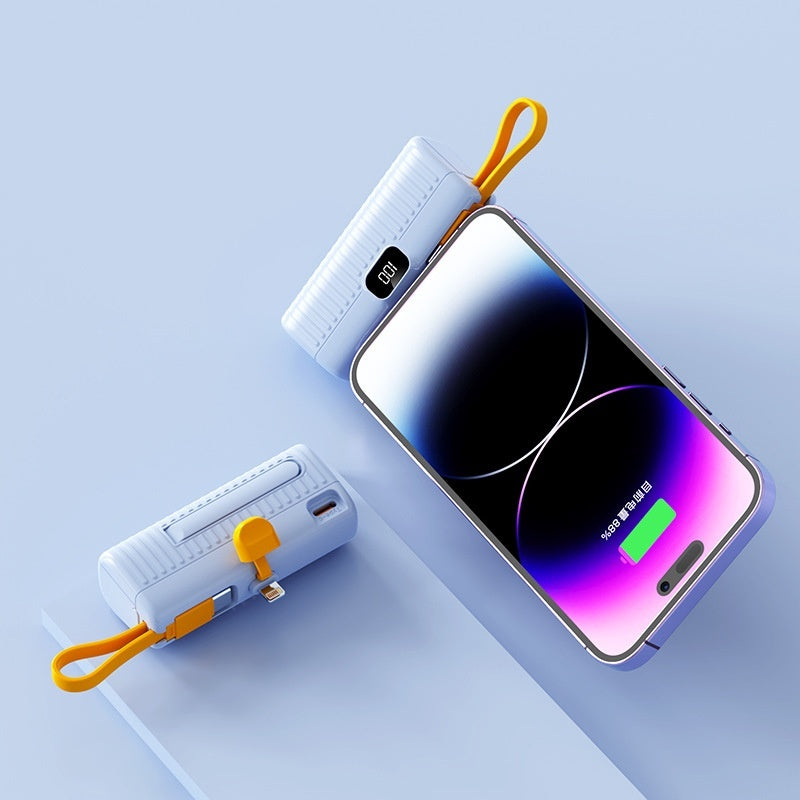Compact Capsule Power Bank | Portable Mini USB Charger