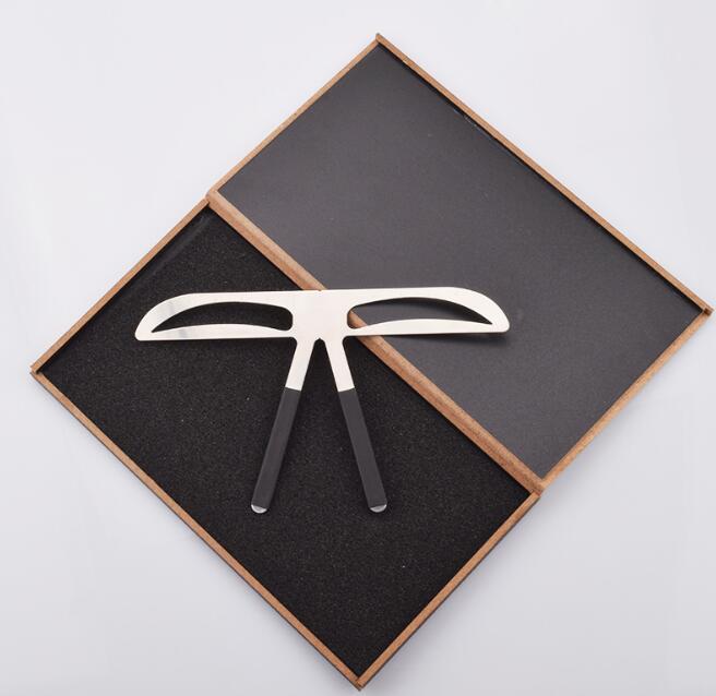 Stainless Steel Eyebrow Ruler – Professional Brow Shaping & Measuring Tool