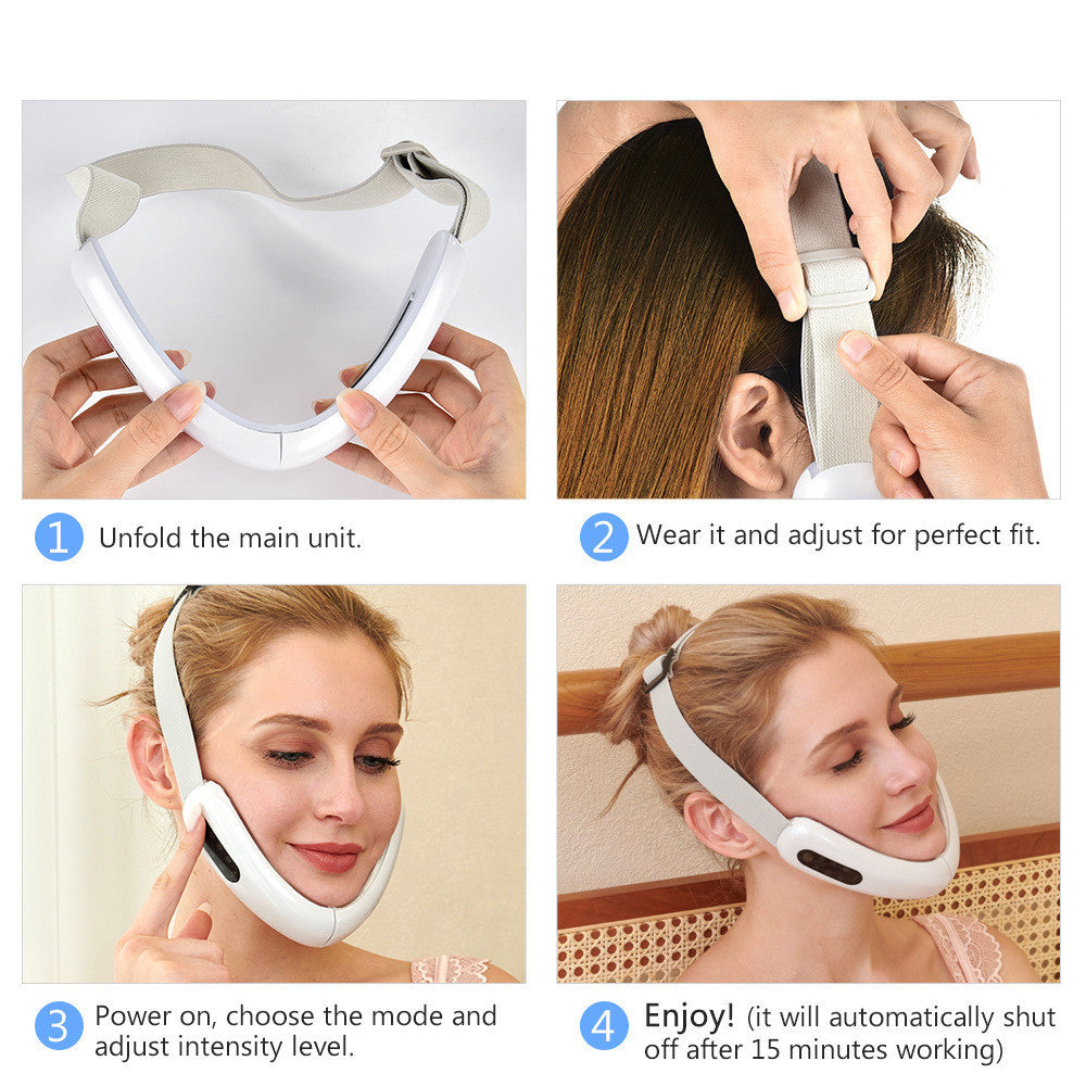 Microcurrent IPL Facial Lifting Massager | Anti-Aging Skin Tightening Device