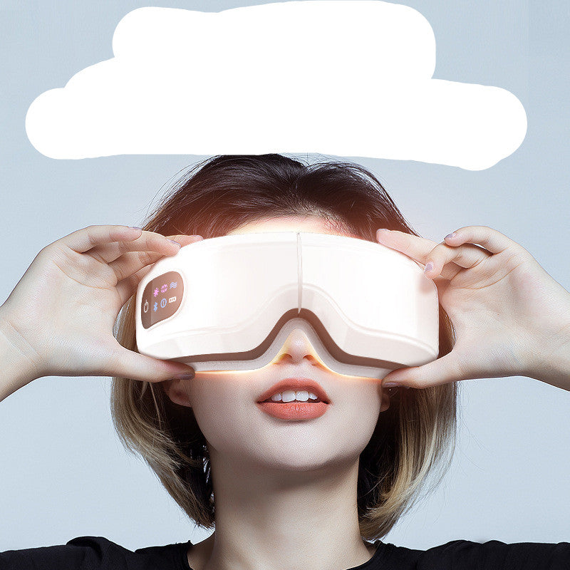 Bluetooth Eye Massager | Air Pressure & Vibration for Migraine Relief & Better Sleep