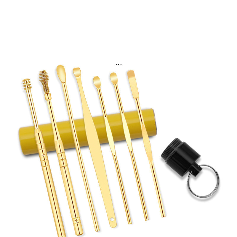 Stainless Steel Spiral Ear Pick Tool Set | Reusable Ear Wax Cleaner Kit