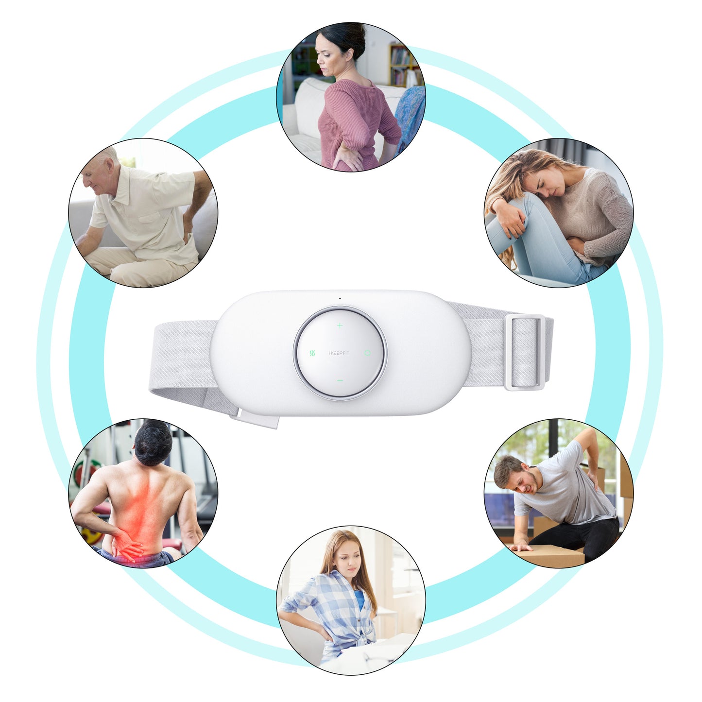 Waist & Back Massager | Cervical Lumbar Disc Pain Relief Massage Device