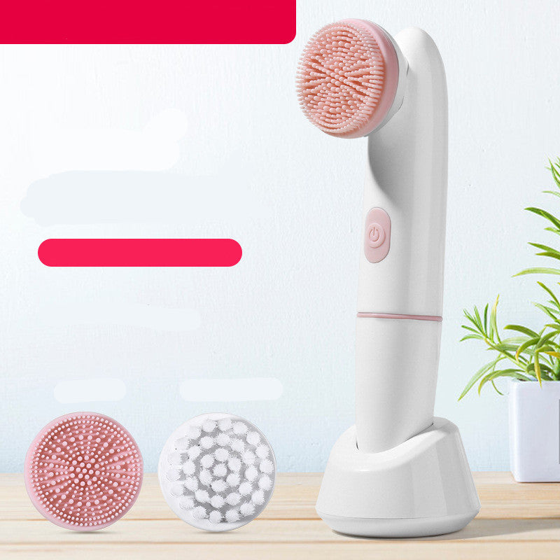 Electric Silicone Facial Cleansing Brush | Pore Cleaner & Skin Care Tool