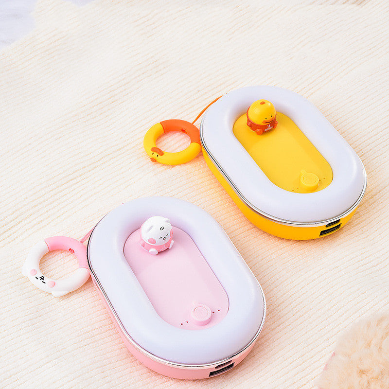 Rechargeable LED USB Hand Warmer & Power Bank | Cute Pocket Gadget