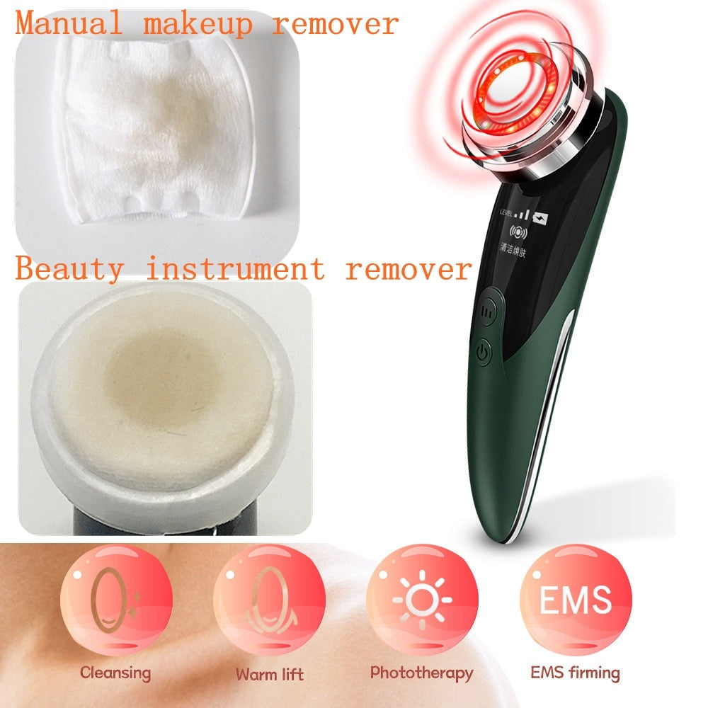 Red Microcurrent Facial Device | Skin Rejuvenation & Face Lift Massager