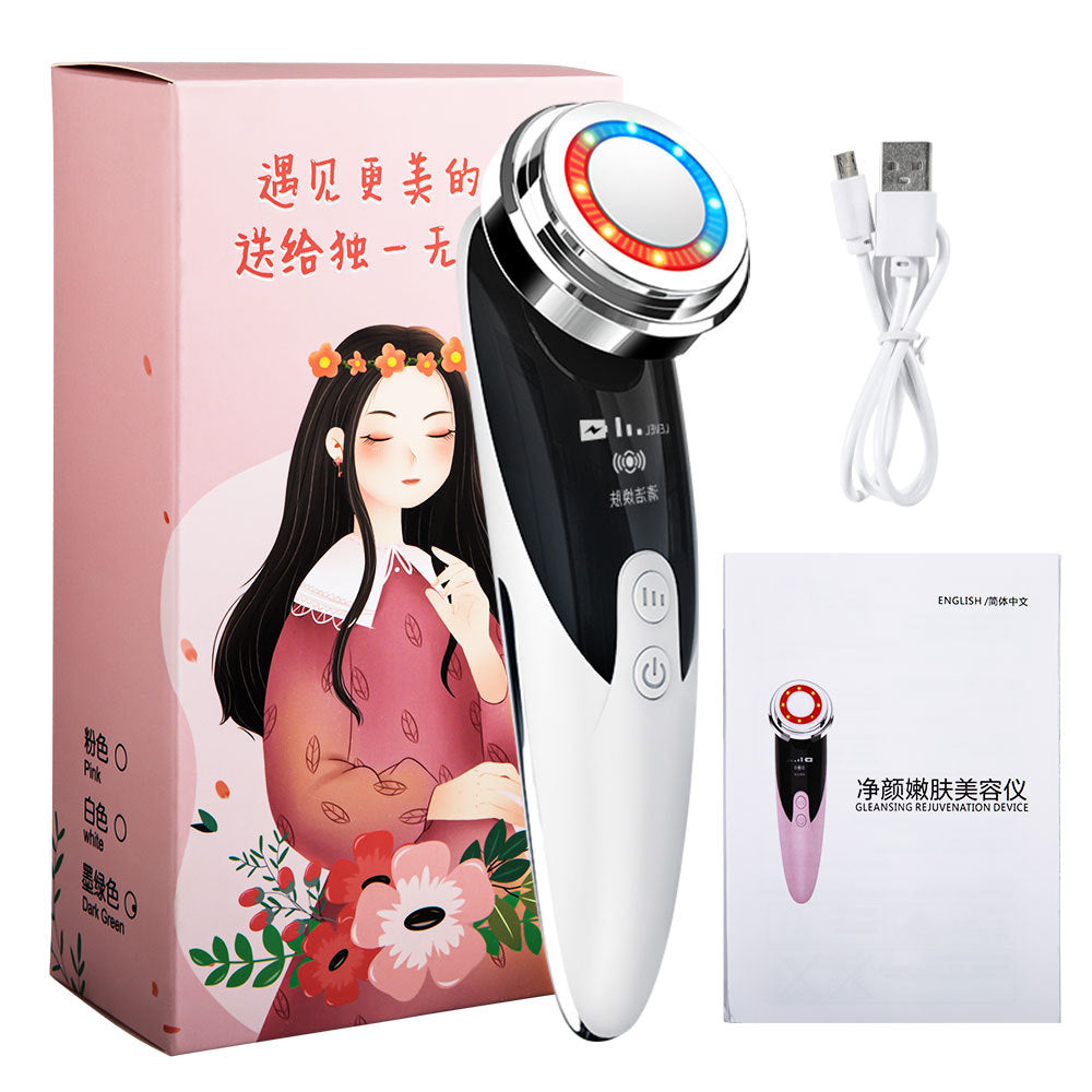 Red Microcurrent Facial Device | Skin Rejuvenation & Face Lift Massager