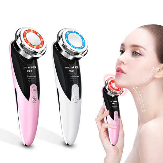 Red Microcurrent Facial Device | Skin Rejuvenation & Face Lift Massager