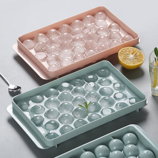 3D Round Ice Cube Tray – Silicone Ball Ice Mold Maker for Drinks, Whiskey, Cocktails & Party Use