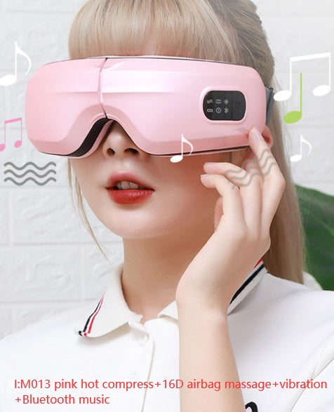 Bluetooth Eye Massager | Air Pressure & Vibration for Migraine Relief & Better Sleep