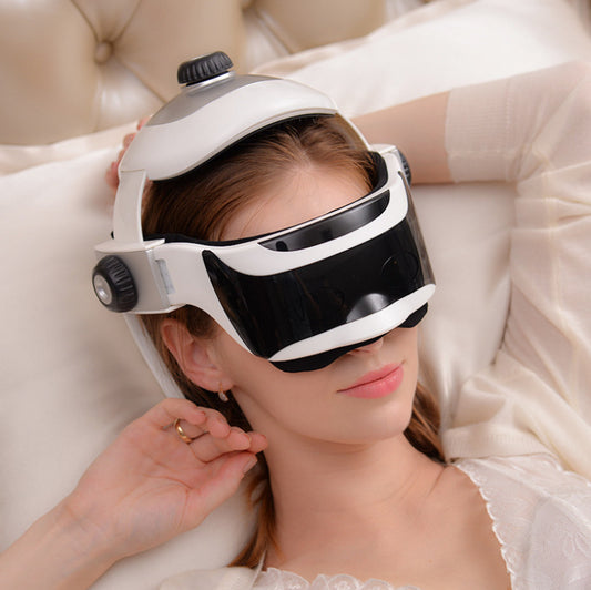 Electric Head & Scalp Massager Helmet | Stress Relief Device