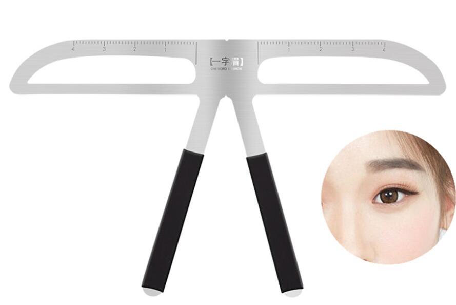 Stainless Steel Eyebrow Ruler – Professional Brow Shaping & Measuring Tool