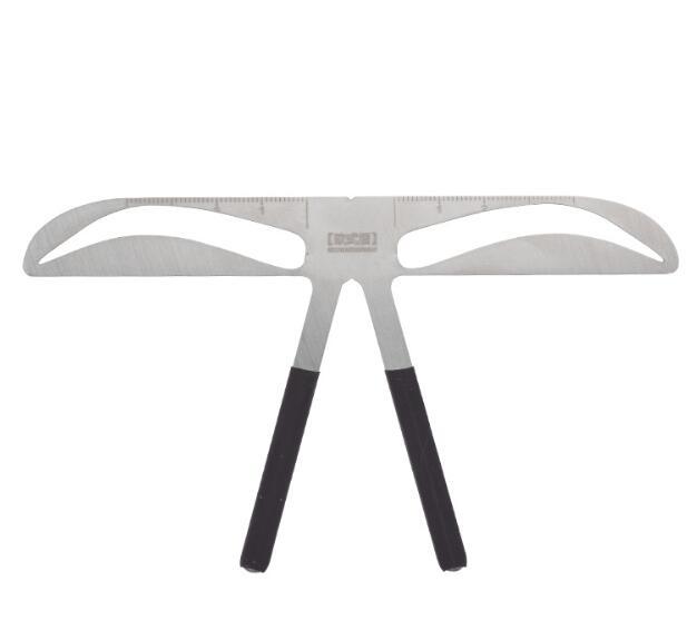 Stainless Steel Eyebrow Ruler – Professional Brow Shaping & Measuring Tool