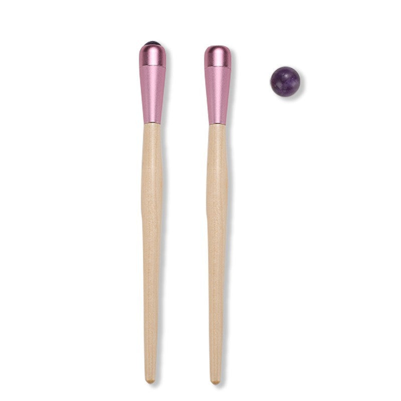 Jade Facial & Eye Massager Roller | Natural Stone Beauty Tool