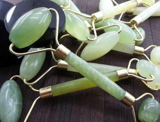 Jade Facial Massage Roller | Beauty & Skincare Massage Tool
