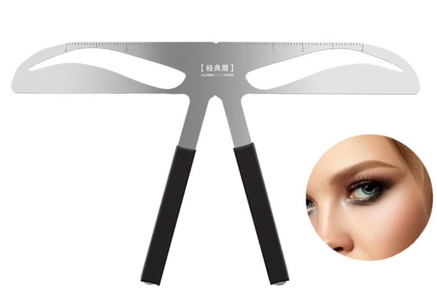 Stainless Steel Eyebrow Ruler – Professional Brow Shaping & Measuring Tool