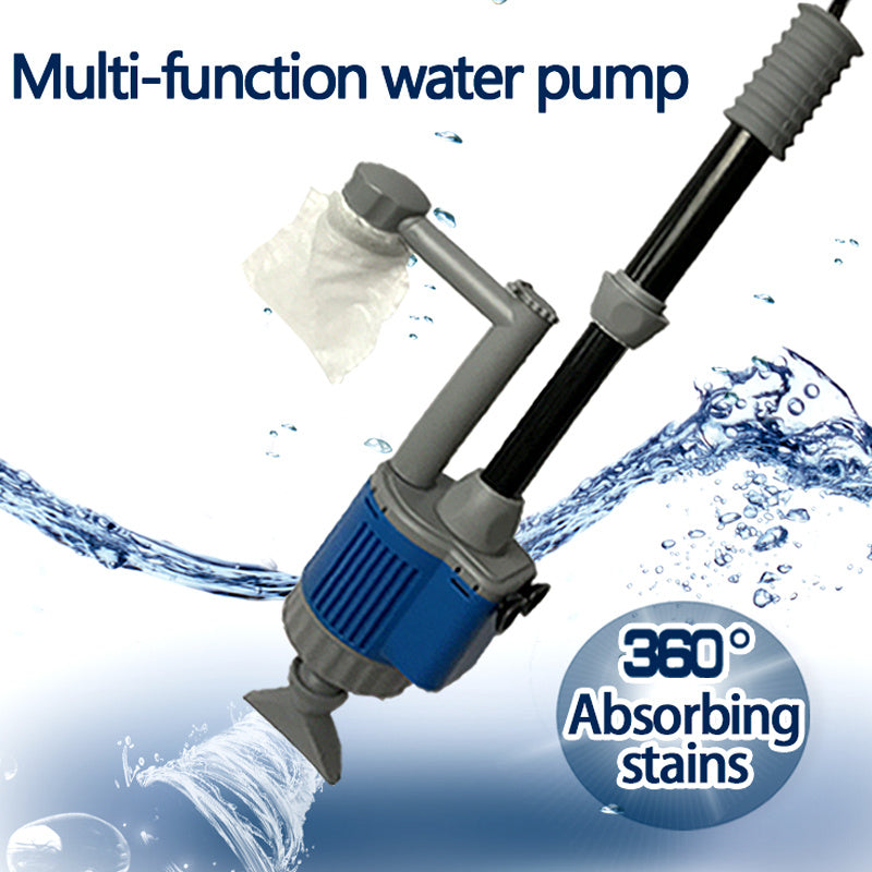 Electric Water Replenishment Suction Toilet Fish Pond Cleaning Tool