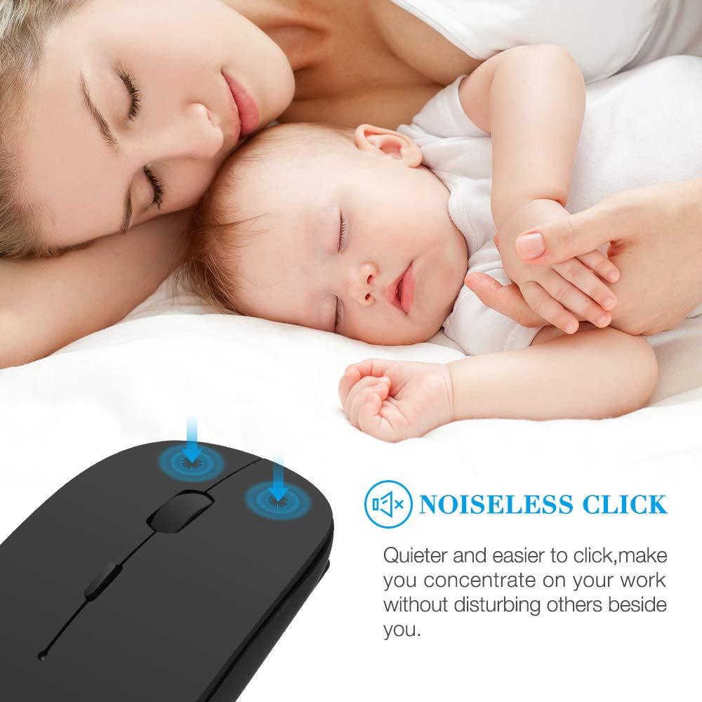 Wireless Bluetooth 3.0 Mouse | Portable Silent Ergonomic Mouse for Laptop & PC